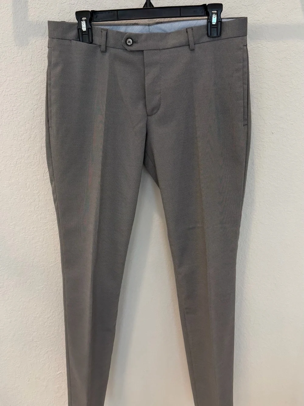 Zara Light Gray Slim Fit Two-Piece Suit